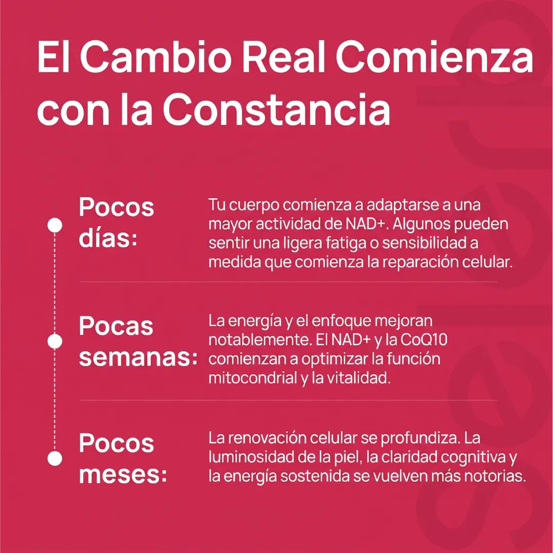 NAD+ Selerb Femenino: Activador de Energía y Rejuvenecimiento con Colágeno, Ácido Hialurónico y Energía 9-en-1. IMPORTADO DE U.S.A