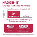 NAD+ Selerb Femenino: Activador de Energía y Rejuvenecimiento con Colágeno, Ácido Hialurónico y Energía 9-en-1. IMPORTADO DE U.S.A