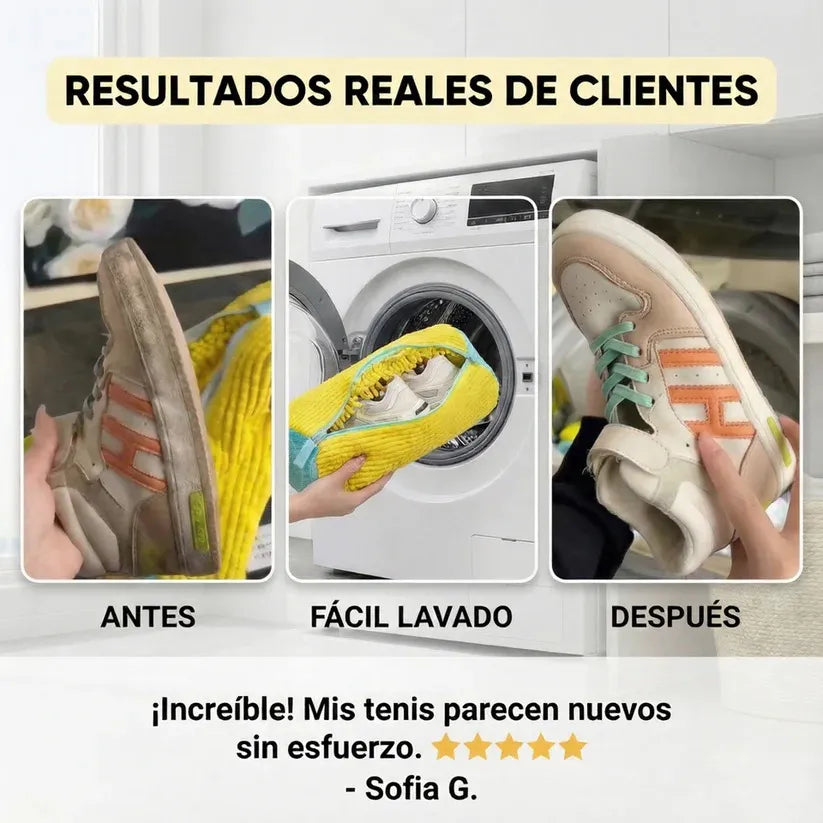 Funda de Lavado de Microfibra y Cremallera de Seguridad, Protege la Horma y Cuida tu Lavadora