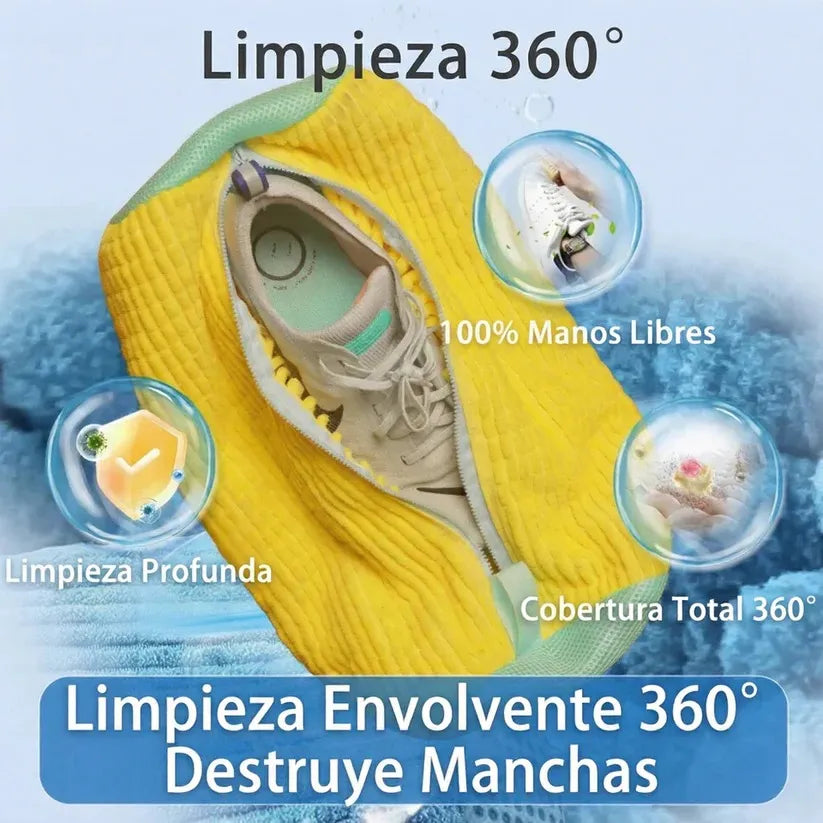 Funda de Lavado de Microfibra y Cremallera de Seguridad, Protege la Horma y Cuida tu Lavadora